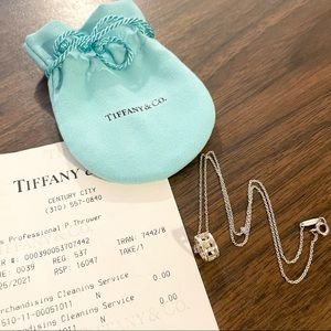 Tiffany & Co. Atlas Open Pendant Necklace
